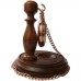 Hand Crafted Real Wood and Brass Pocket Watch Stand Hand Crafted Real Wood and Brass Pocket Watch Stand